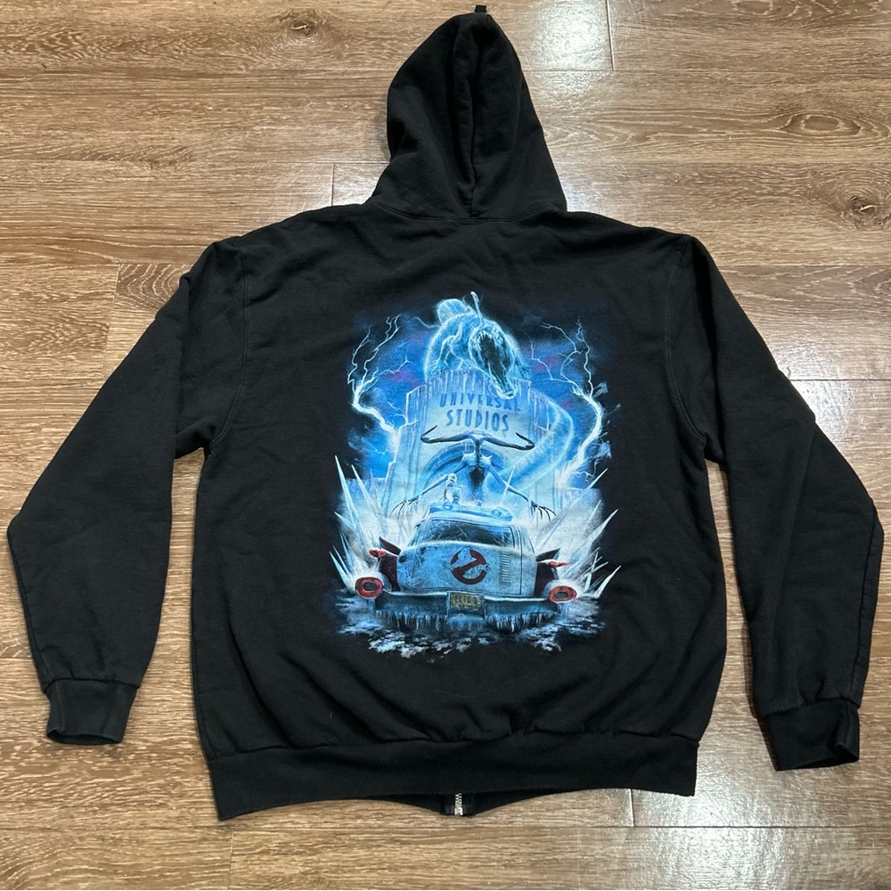 Universal Halloween Horror Nights Ghostbusters Full Zip Jacket Hoodie 2024 Large